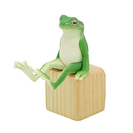 Sitting big frog [1.Green (A)]