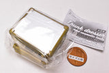 Mini trunk dresser and cosmetic tool set [4.Dresser (silver x gold)]