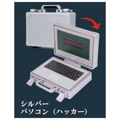 mini attache case mascot Part.2 [1.Silver PC (hacker)]