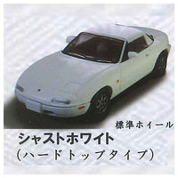 1/64 MAZDA EUNOS ROADSTER Collection [4.Shast white (Hardtop type)]