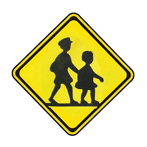 Sign mini towel Part.2 [3.Warning signs (School, Kindergarten, Nursery)]