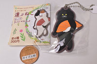 Artuniv Techni Colour SUIMIN Carrying cat Pukkuri rubber mascot [2.Salmon nigiri]