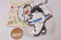 Artuniv Techni Colour SUIMIN Carrying cat Pukkuri rubber mascot [3.Pacific saury]