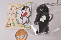 Artuniv Techni Colour SUIMIN Carrying cat Pukkuri rubber mascot [4.Gyoza]