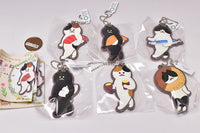 Artuniv Techni Colour SUIMIN Carrying cat Pukkuri rubber mascot [All 6 type set(Full Complete)]