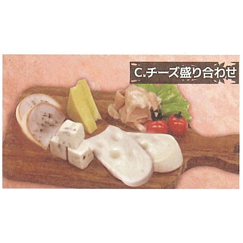 Super Precision Resin Clay American Diner on Woodboard [3.Cheese platter]