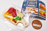 Super Precision Resin Clay American Diner on Woodboard [5.Beef steak]