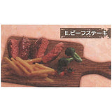 Super Precision Resin Clay American Diner on Woodboard [5.Beef steak]