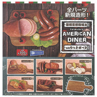 Super Precision Resin Clay American Diner on Woodboard [All 5 type set(Full Complete)]