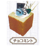 Fuwafuwa Honey Toast Ball chain [2.Chocolate mint]