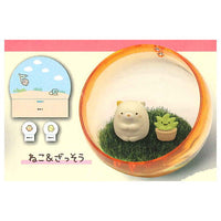 Sumikkogurashi Capsule Terrarium [2.Neko & Zassou]