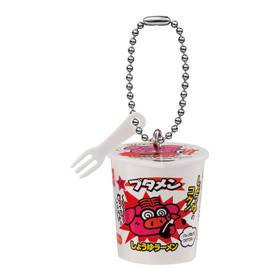 Oyatsu Company Butamen Miniature Charm [2.Soy sauce]