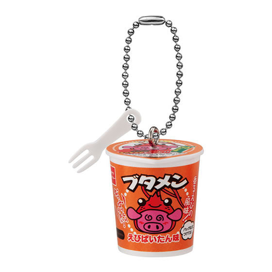 Oyatsu Company Butamen Miniature Charm [5.Shrimp paitan]