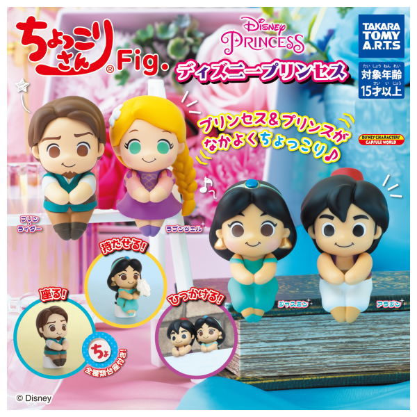 Chokkorisan Fig. Disney Princess [All 4 type set(Full Complete)]