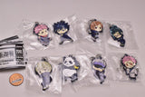 Deformed Rubber! Jujutsu Kaisen Keychain [All 8 type set(Full Complete)]