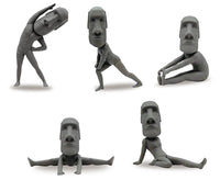 Moai mascot figure to stretch [All 5 type set(Full Complete)]
