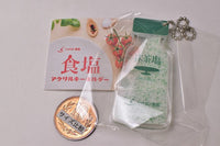 Tottoron shokuhin Salt acrylic key chain [5.Matcha salt]