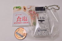 Tottoron shokuhin Salt acrylic key chain [6.Sesame salt]