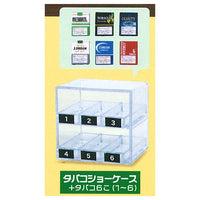 mini convenience store Hot Snacks & Tobacco Showcase Mascot [4.Cigarette showcase + 6 cigarettes (1-6)]