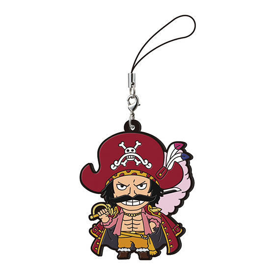 ONE PIECE Capsule Rubber Mascot Wano Country hen Ver.2 [10.Gol D. Roger]
