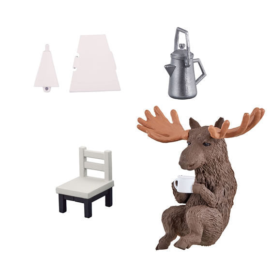 Animal camp 02 [2.Elk (with kettle chair A and tent parts)]