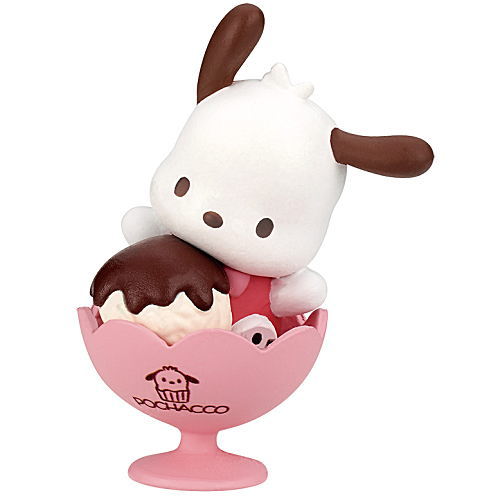 Sanrio Characters LOVE Strawberry Chocolat Figure [5.Pochacco]