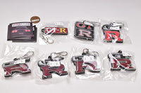 GT-R Emblem Rubber Keychain Collection [All 7 type set(Full Complete)]