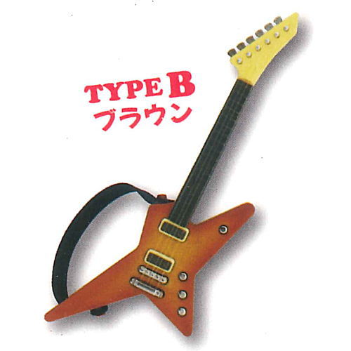 Miniature guitar mascot Part.3 [2.TYPE B Brown]