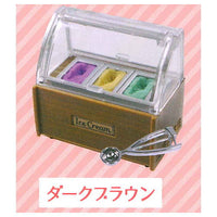 Mini ice cream case Part.2 [3.Dark brown]