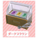 Mini ice cream case Part.2 [3.Dark brown]