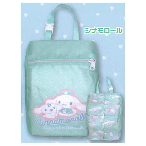 Sanrio Characters Can be attached to the bag! Pouch collection [2.Cinnamoroll]