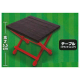 The Camping chair & Table mascot VOL.3 [4.Table (black & red)]