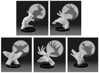 Shadow play hand animal [All 5 type set(Full Complete)]