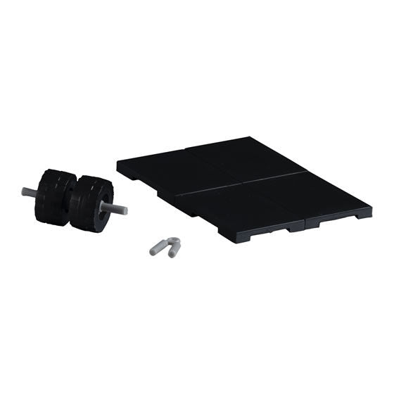 1/12 Miniature muscle training machine Part.2 [3.Roller & hand clip & mat]