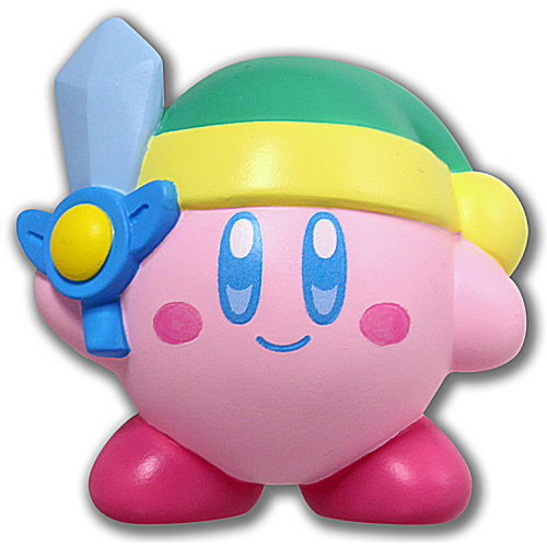 Hoshi no Kirby Manmaru Sofubi Figure KIRBY MUTEKI! SUTEKI! CLOSET [2.Sword]