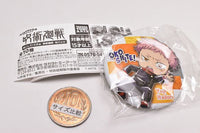 Okoshite! Deforme Jujutsu Kaisen Can badge [1.Yuji Itadori]