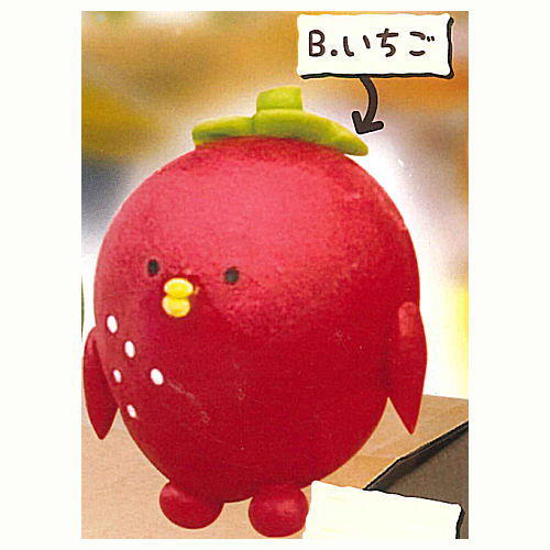 Mogitate! Fruichun Resin clay mascot [2.Strawberry]