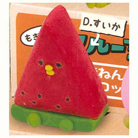 Mogitate! Fruichun Resin clay mascot [4.Watermelon]