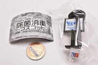Sterilization and disinfection mascot [2.Foot-operated (black) + push bottle]