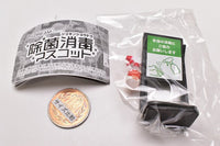 Sterilization and disinfection mascot [Stand type (black) + spray bottle]