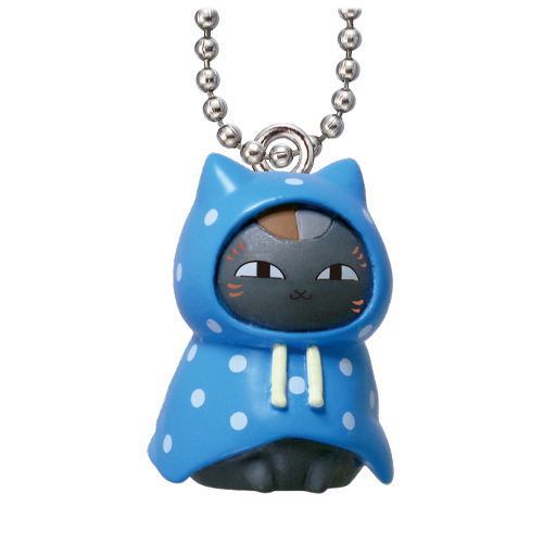Natsume Yuujinchou Nyanko Sensei Rainy day mascot [3.Raincoat and black Nyanko]