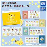 Pokemon POKE DAYS Vinyl pouch Sticker [All 5 type set(Full Complete)]