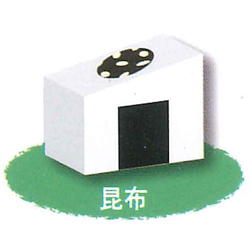 Art Unib Technicolour Rice Ball Eraser [3.Konbu]