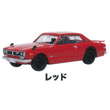 MONO 1/64 scale minicar Skyline 2000GT-R NISSAN COLLECTION [2.Red]