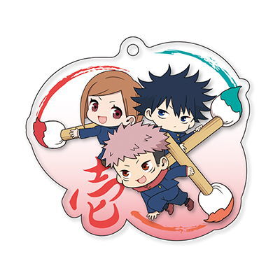 Jujutsu Kaisen Fudemame Acrylic Keychain Part.4 [1.Yuji Itadori & Megumi Fushiguro & Nobara Kugisaki]