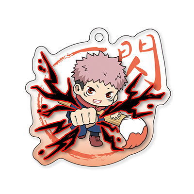 Jujutsu Kaisen Fudemame Acrylic Keychain Part.4 [6.Yuji Itadori (Black Flash)]