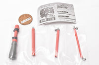 Real fish Die-cast! Mini mini fishing tackle mascot vol.4 [2.Rod / Orange]