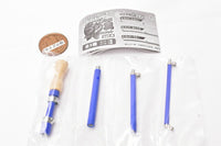 Real fish Die-cast! Mini mini fishing tackle mascot vol.4 [3.Rod / Blue]