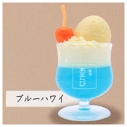 Cream soda miniature figure [3.Blue Hawaii]
