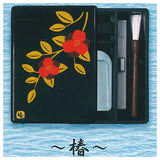 Miniature Japanese calligraphy set Part.4 [4.Tsubaki]